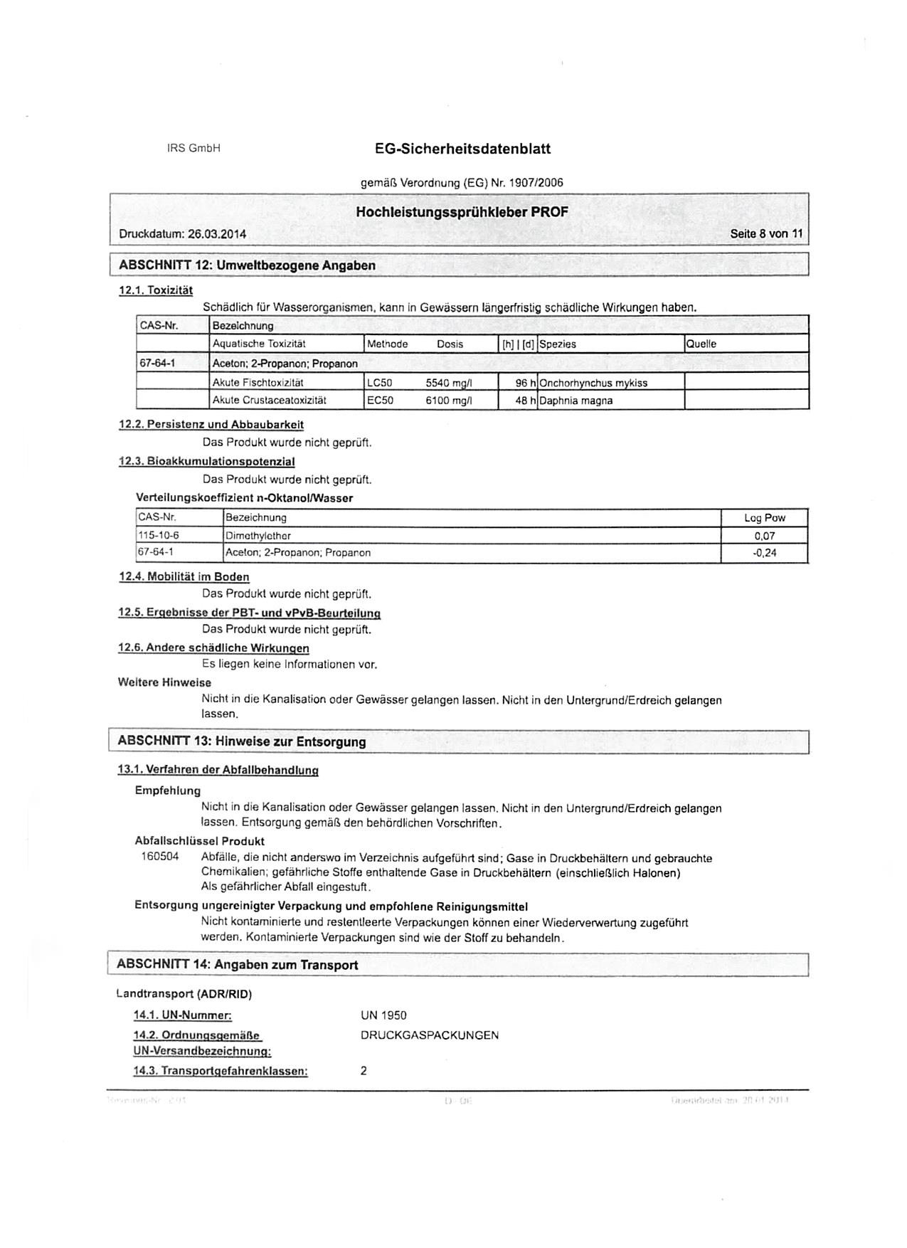 Sprühkleber "HLSK 500"