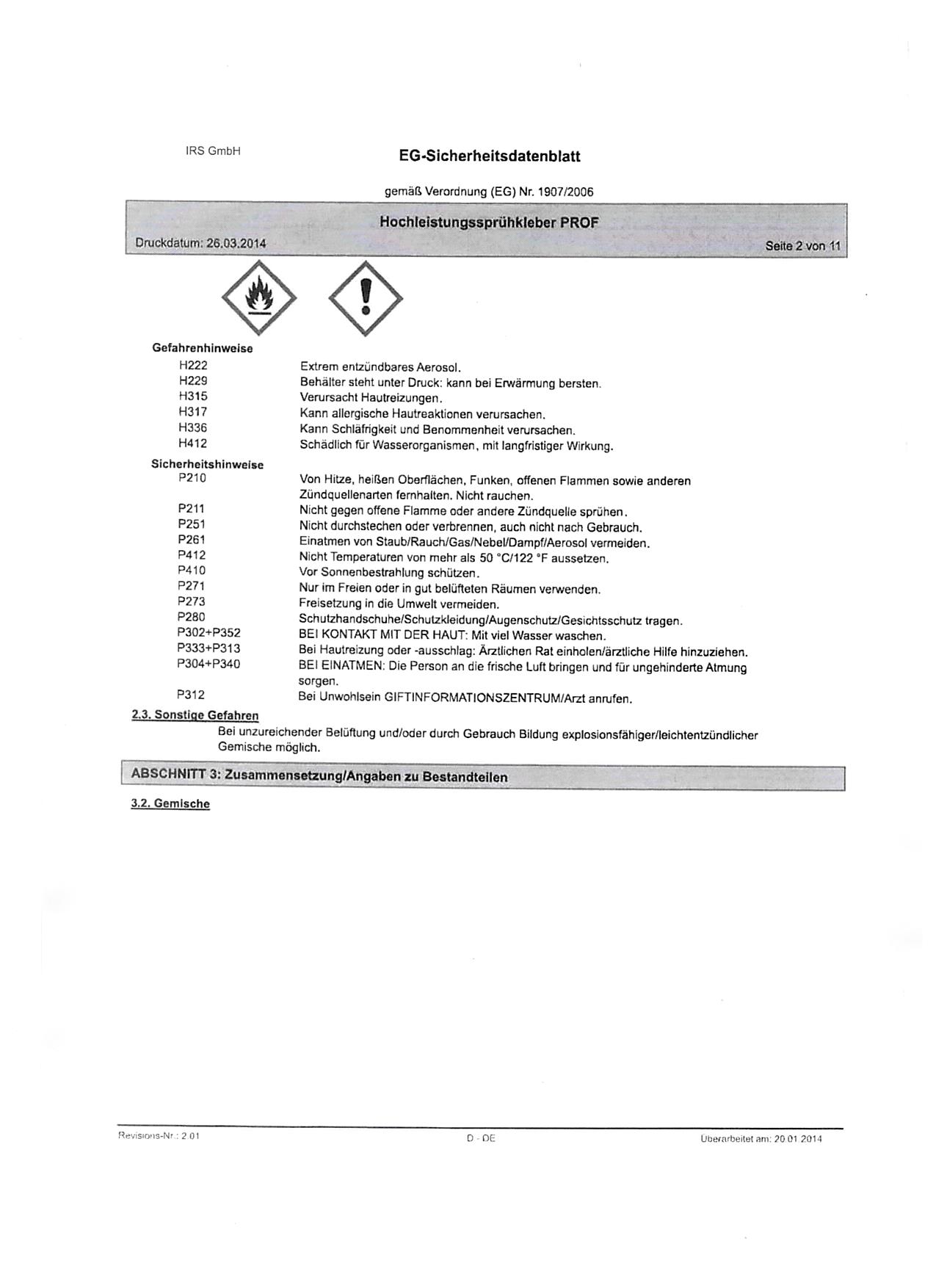 Sprühkleber "HLSK 500"