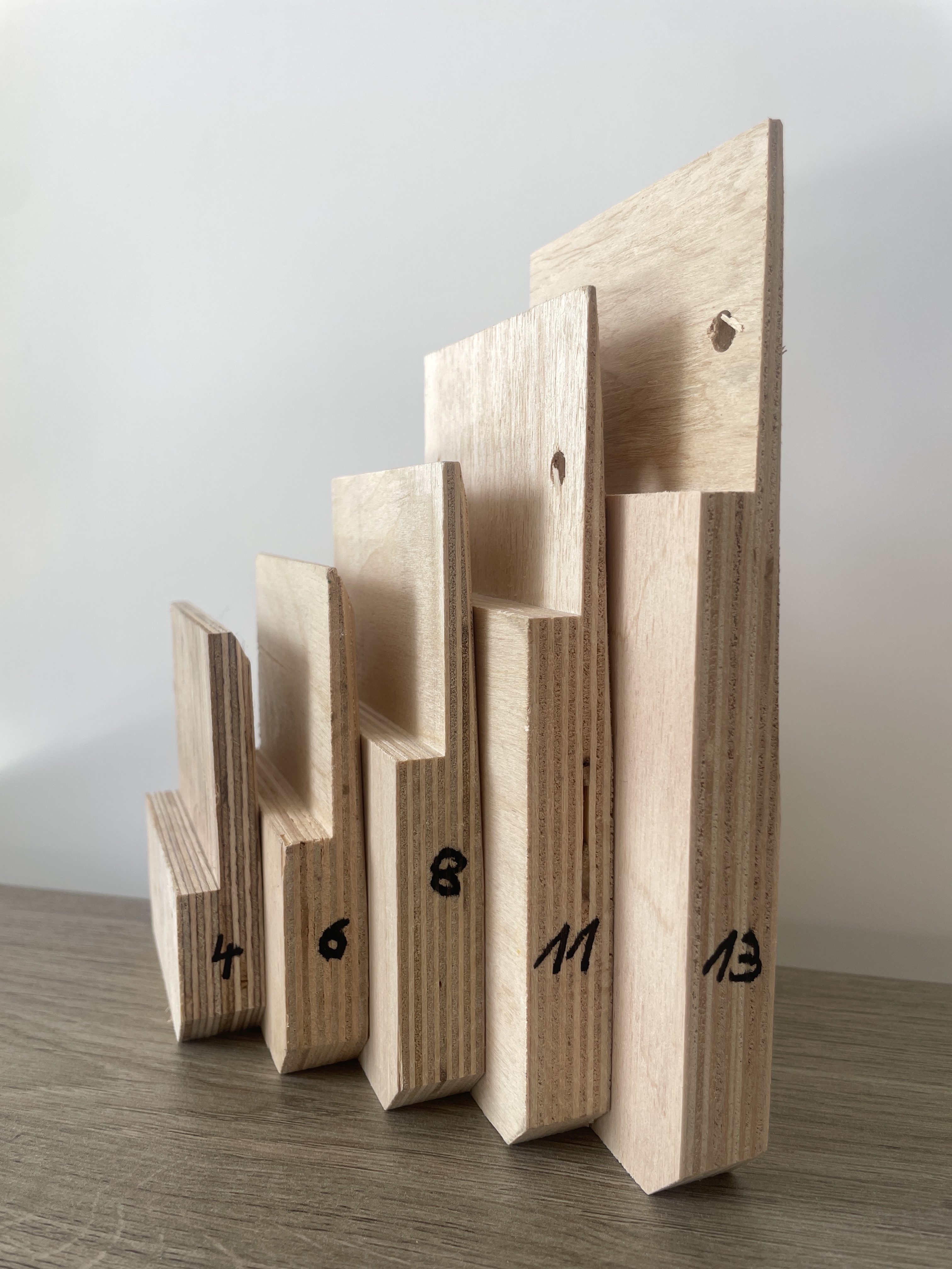 Stützfuß Holz 13 cm